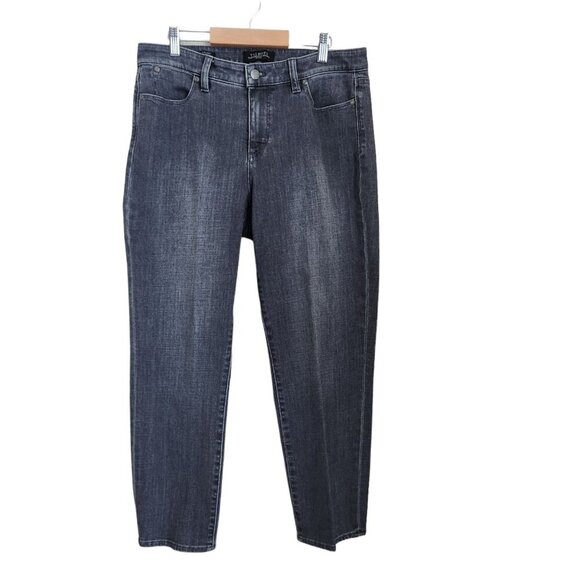 Talbots Flawless 5 Pocket Slim Ankle Jeans Women's 10 Petite Gray Denim Stretchy - Picture 1 of 12